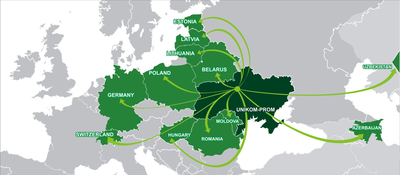 Wir liefern europa- und weltweit